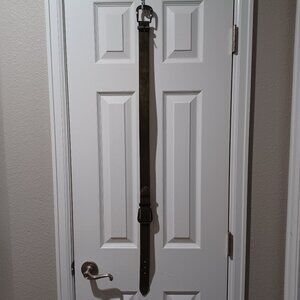 Olive Belt with 2 Buckles